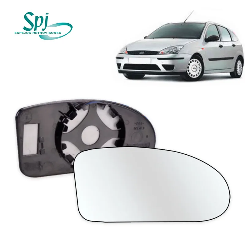 Vidro Espelho Retrovisor Focus 00/ Convexo SPJ Ficosa Direito