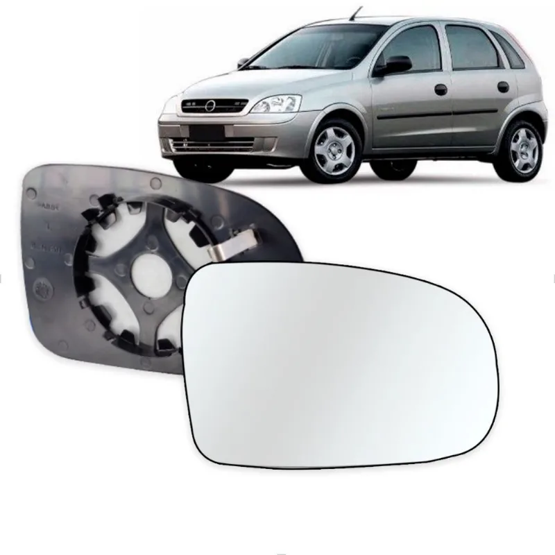 Vidro Espelho Retrovisor Corsa Montana 02/10 Convexa SPJ Ficosa Direito