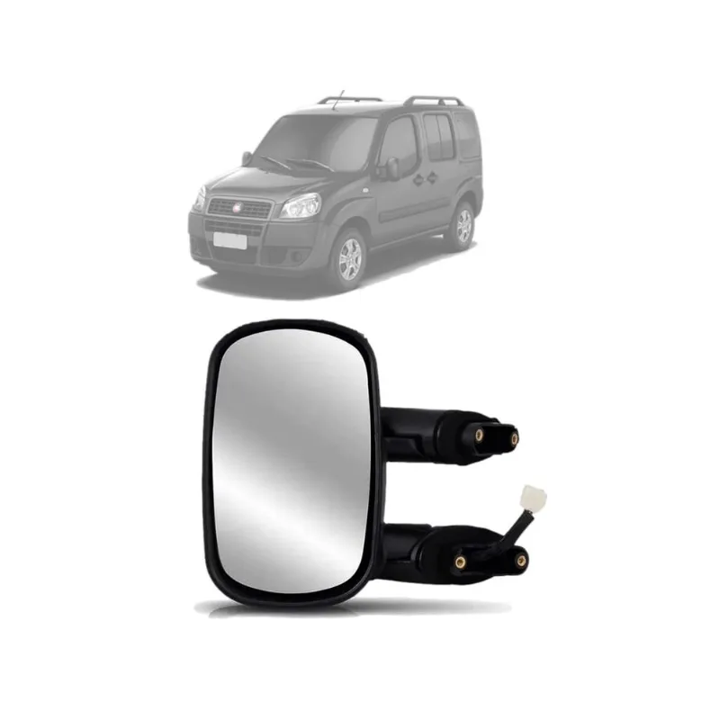 Retrovisor Fiat Doblo Eletrico texturizado 01/.. Esquerdo EB139