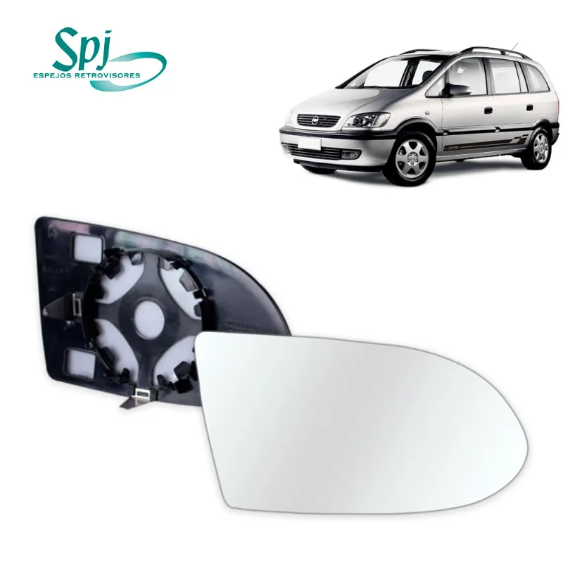 Vidro Espelho Retrovisor Zafira 00/ Convexo SPJ Ficosa Direito