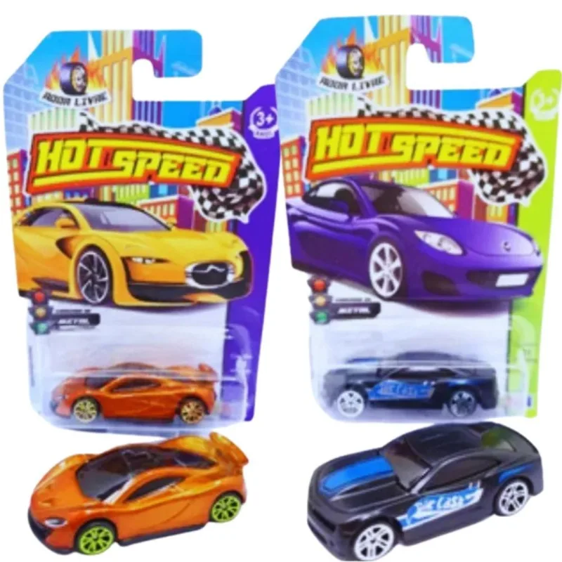 Carro de Metal 6,5cm Roda Livre Hot Speed Sortidos Toys Fun
