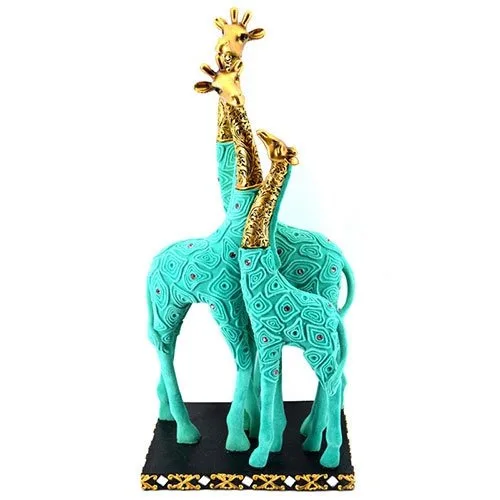 Escultura Trevisan Familia Girafa Jade - TREVISAN - Mercearia