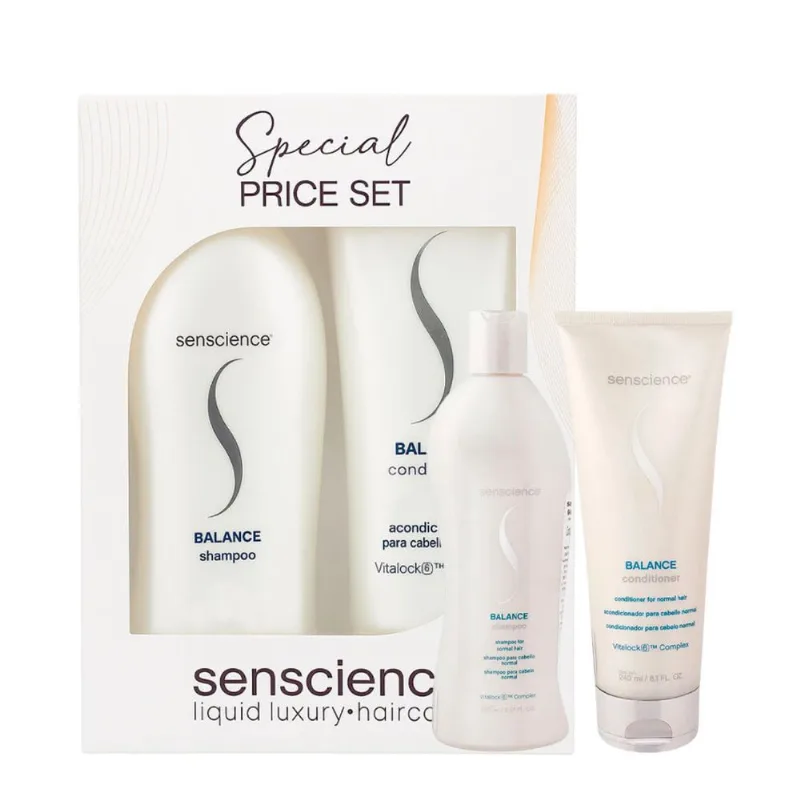 Kit Senscience Balance - Shampoo 280ml + Condicionador 240ml NULO