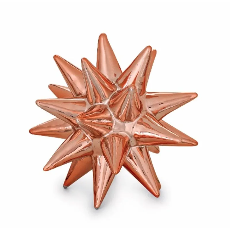 Ouriço em Cerâmica Rosé Gold Mart