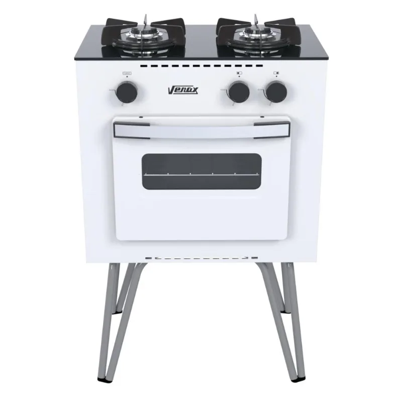 FOGAO A GAS MINI COOK 2 Q BRANCO GAS GLP