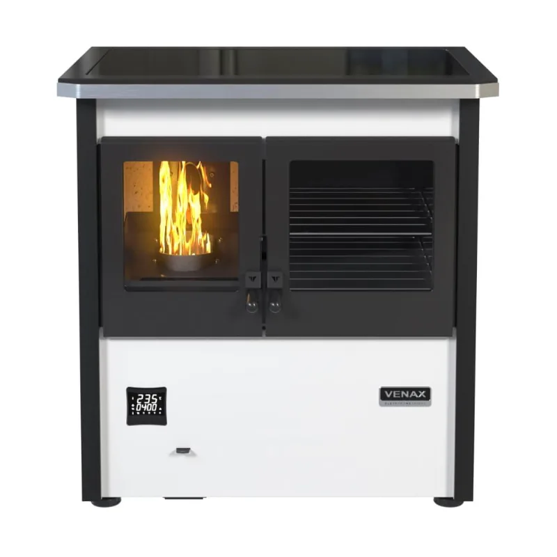 Fogao a Pellets Venax n 1 Le Corbusier Branco 220v