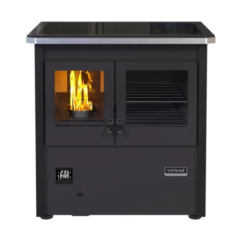 Fogao a Pellets Venax n 1 Le Corbusier Preto 110v