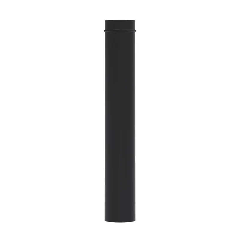 Cano Esmaltado para Chamine Venax Preto 1M 150mm