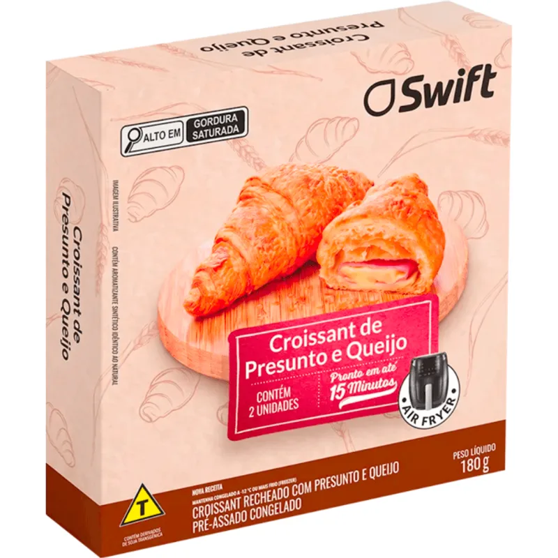 Croissant Swift Presunto e Queijo 180g