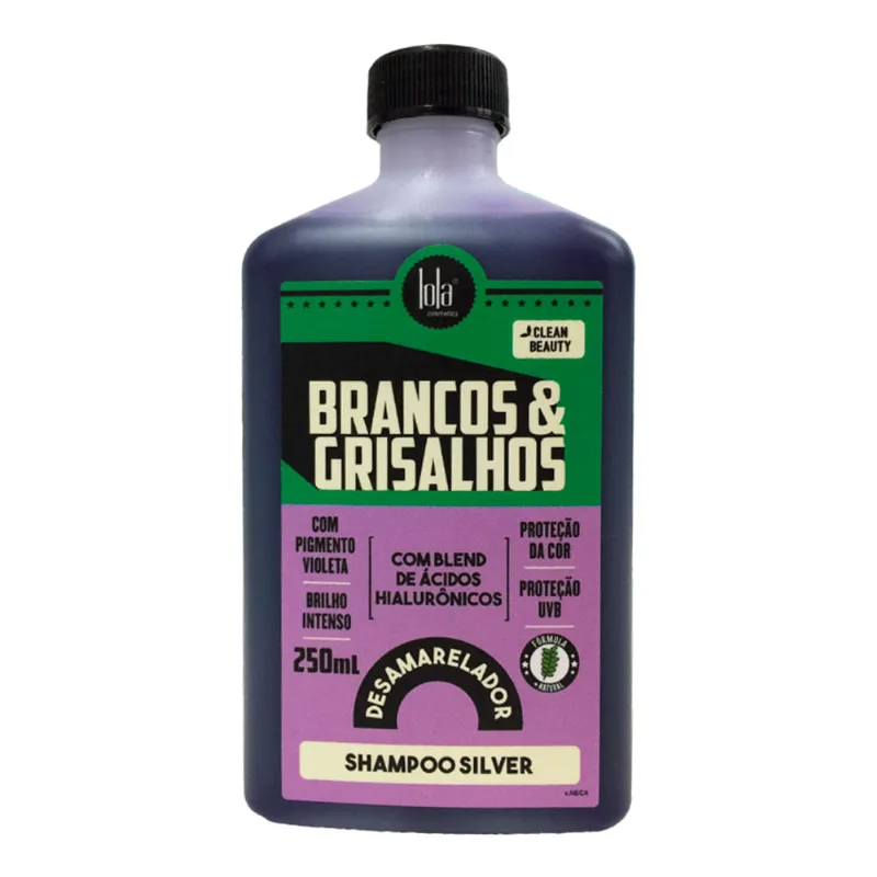 Shampoo Lola Silver Cabelos Brancos e Grisalhos 250ml