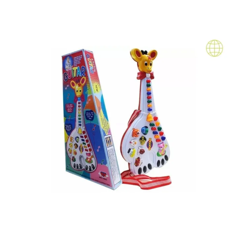 Guitarra Infantil Musical Girafa Mod Teclado