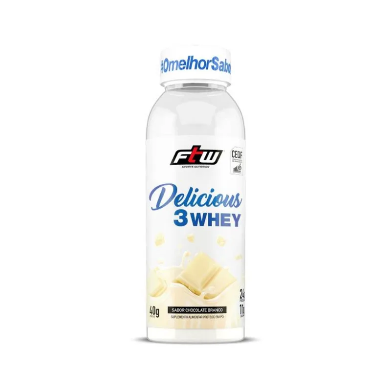 Delicious 3 Whey Chocolate Branco FTW 40g