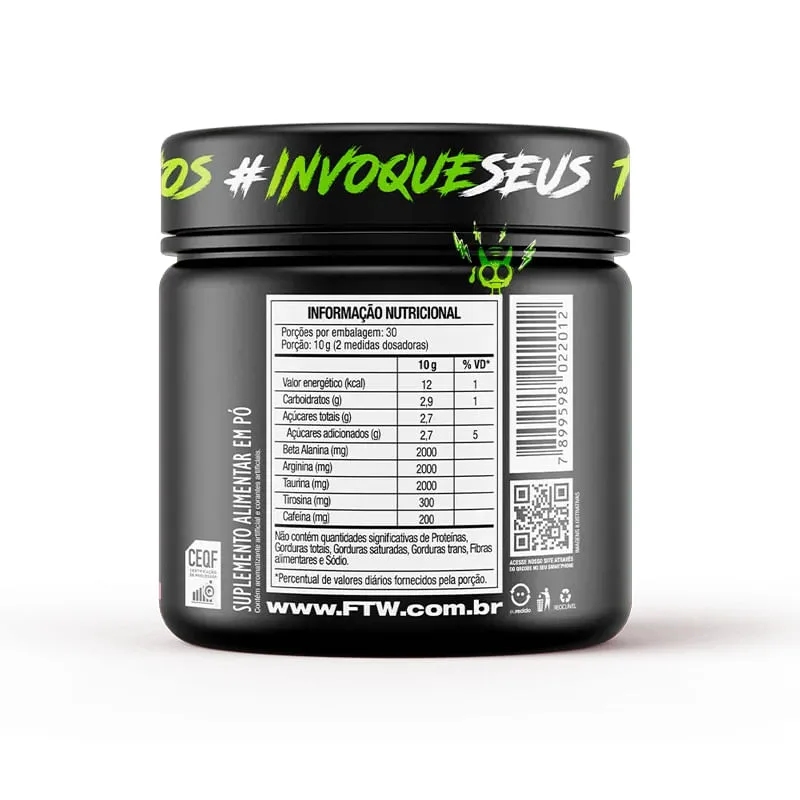 Pre-Workout Algodão Doce Diabo Verde 300g - Diabo Verde - Suplementos