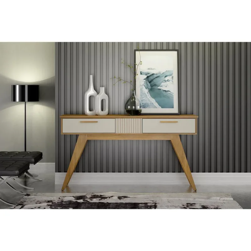 Aparador Livia 1.62x42x14 Cinamomo/Off-White Valdemoveis