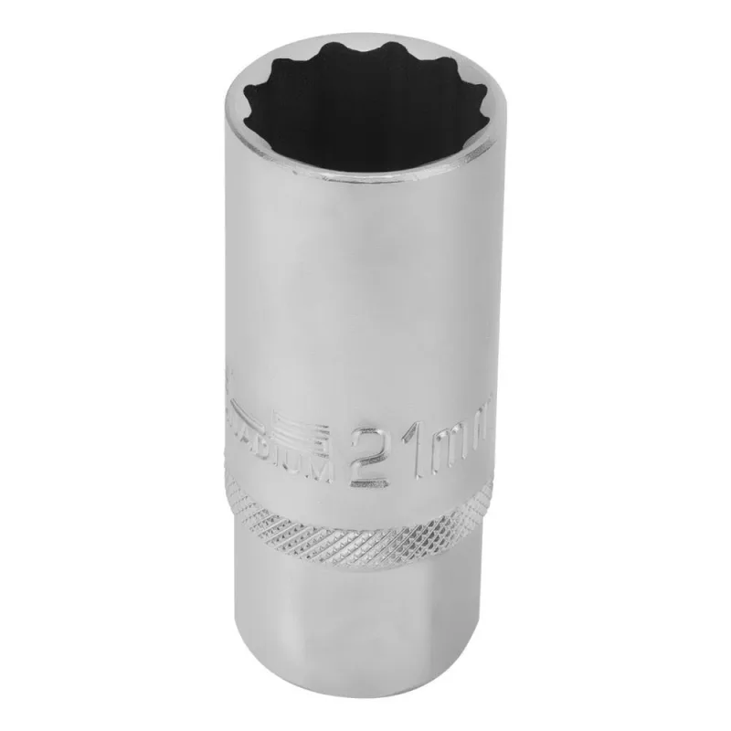 Soquete Vela 1/2'' 21mm Crv Hexagonal Stels Automotivo - Stels - Casa E Construção