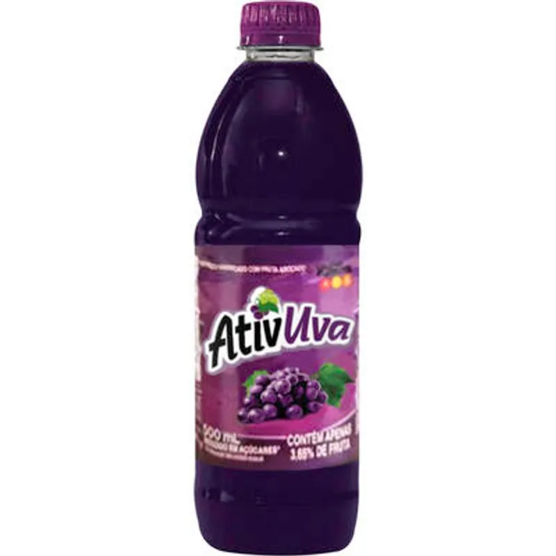 Refresco Líquido Ativ Uva 500ml