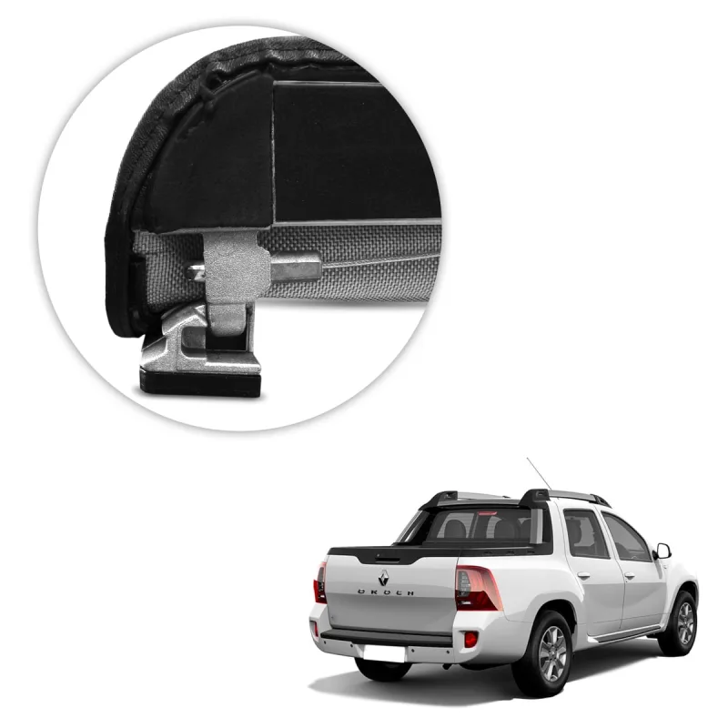 Capota Maritima Oroch 2016 a 2021 Trek Alumínio Roller - Flash Cover - Automotivo
