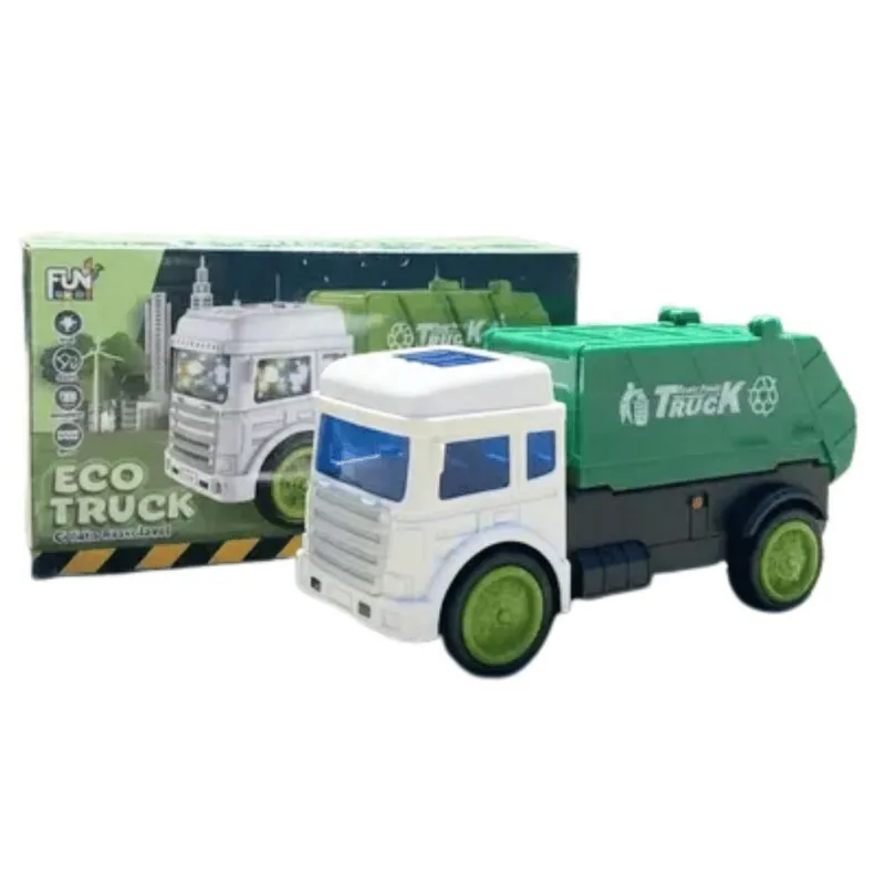 Caminhão de Brinquedo Ecológico com Música e Som Verde Fun Game - Fun Game - Automotivo