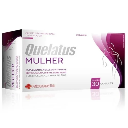 Quelatus Mulher 30 Cap - MOMENTA