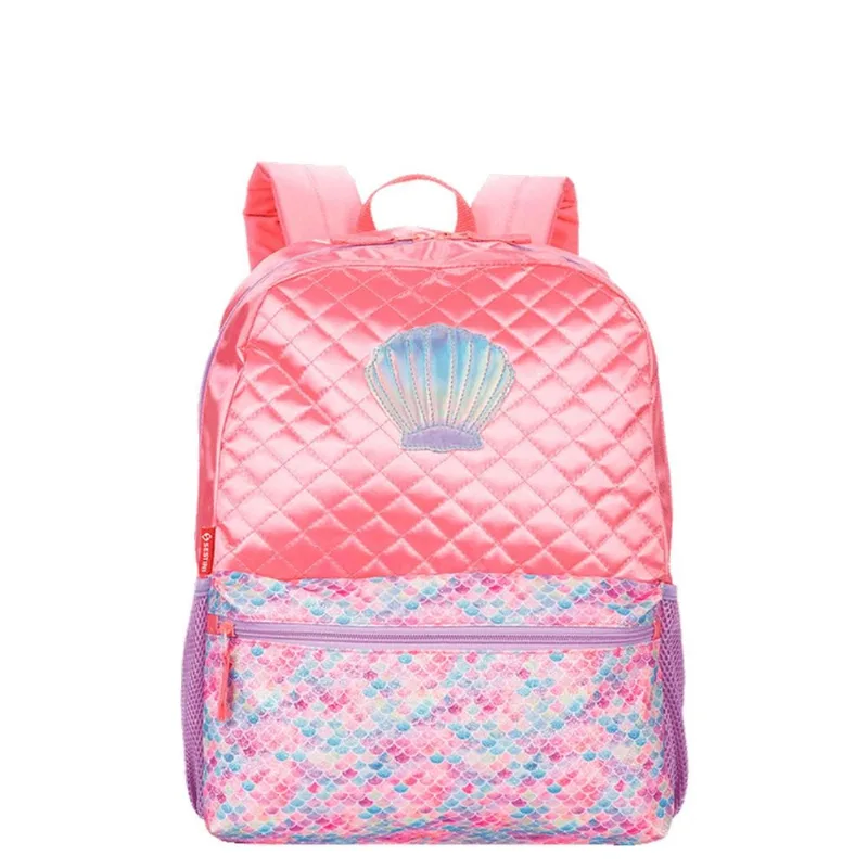 Mochila de Costas Sestini M Plus Sereia 3 Rosa Único
