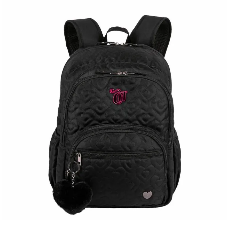 Mochila Capricho Crush Preta Sestini - 075896-01