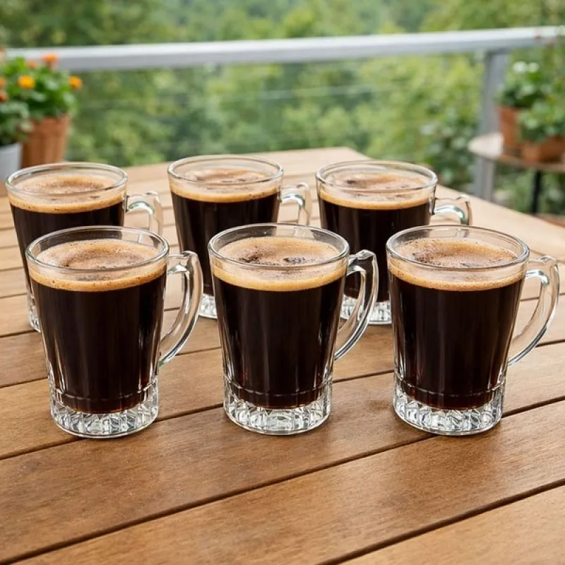 Canecas Copo Xícara Chocolate Chá Café Vidro 180ml Kit 10pçs - Genérico - Utilidades Domesticas