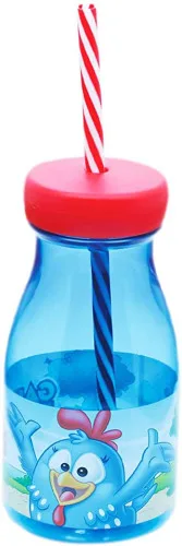 Garrafa Plast Yangzi Retro Galinha Pintadinha - GALINHA PINTADINHA - Bazar