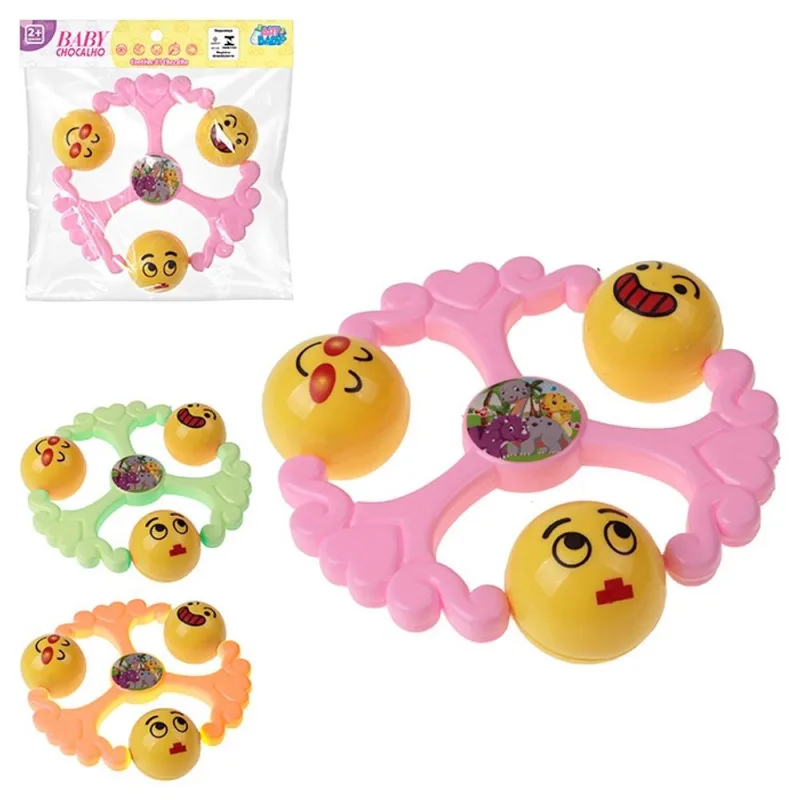 Chocalho de Pandeiro Infantil - ZB965 - Cores Sortidas