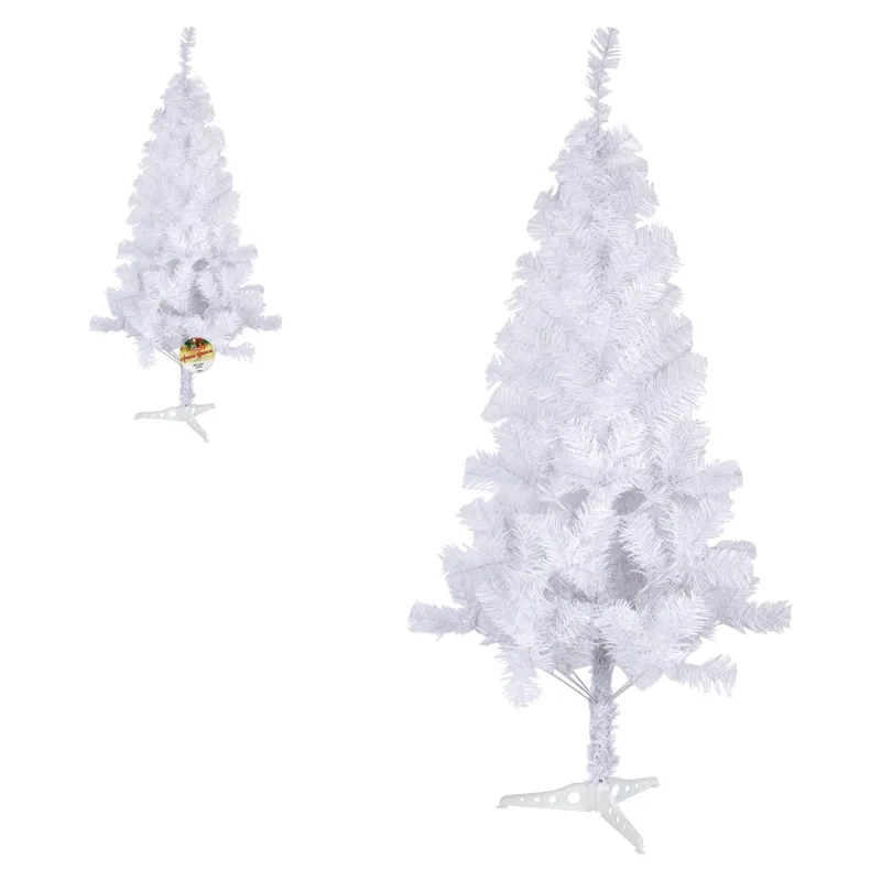 Árvore de Natal Artificial Branca Classic 150cm com 200 Galhos