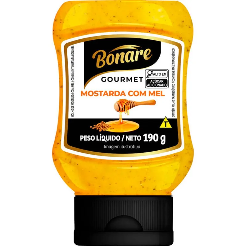 Mostarda Bonare Com Mel 190g