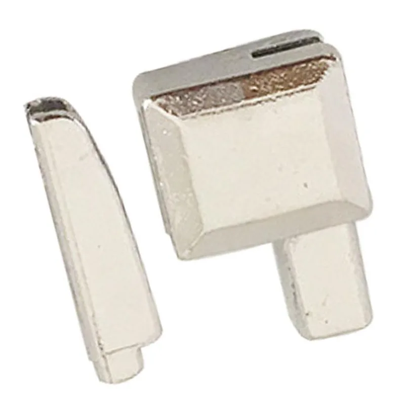 Pino De Inserção Do Retentor Deslizante Da Trava Do Zíper De Metal Ouro Branco