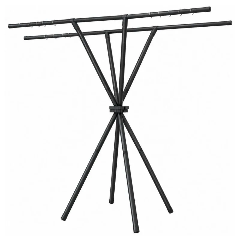 Varal Para Roupas Yepp Com 4 Pés 140x130cm Preto YT2609 (MP)