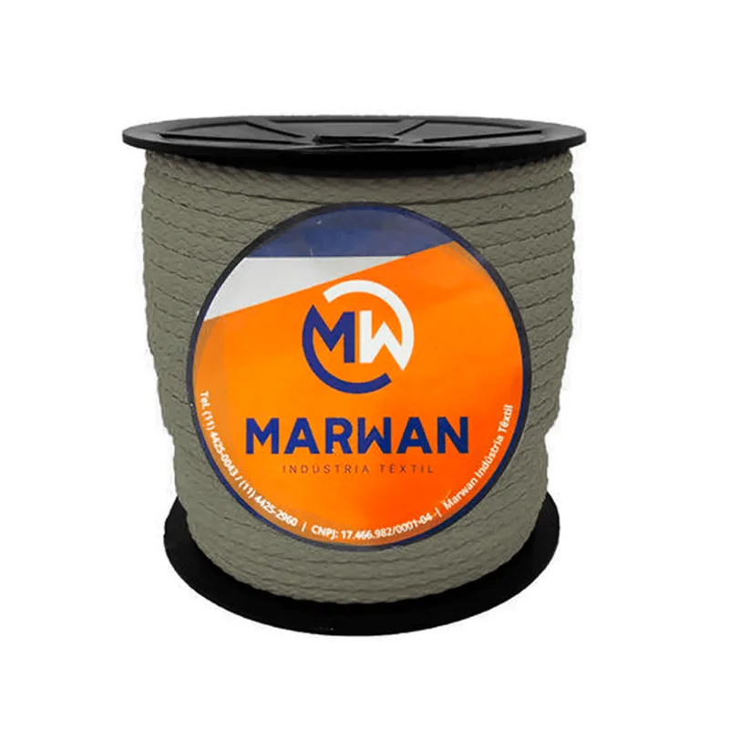 CORDAO ALMA 73% POLIESTER 27% ALG 6MM C/50 METROS CINZA ESCURO