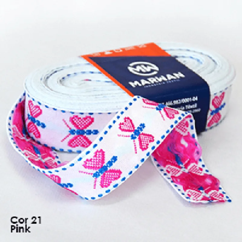 GALAO 62% POLIESTER 38% POLIPROP 25MM C/10 METROS PINK 021