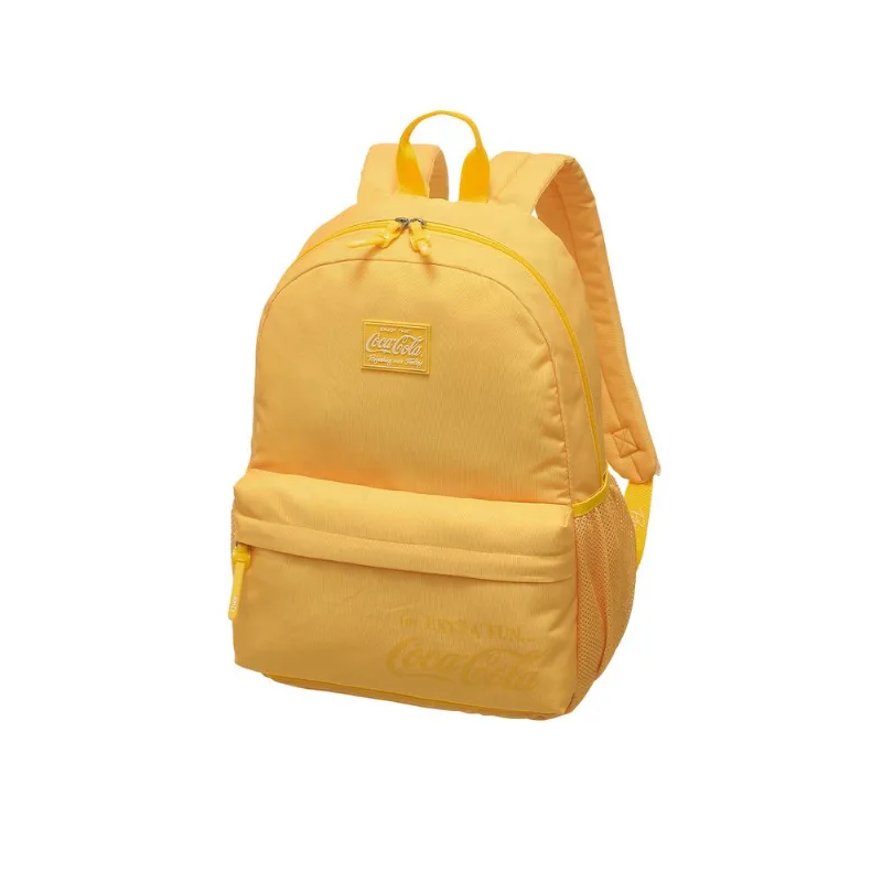 Mochila Coca-Cola Flat Amarelo