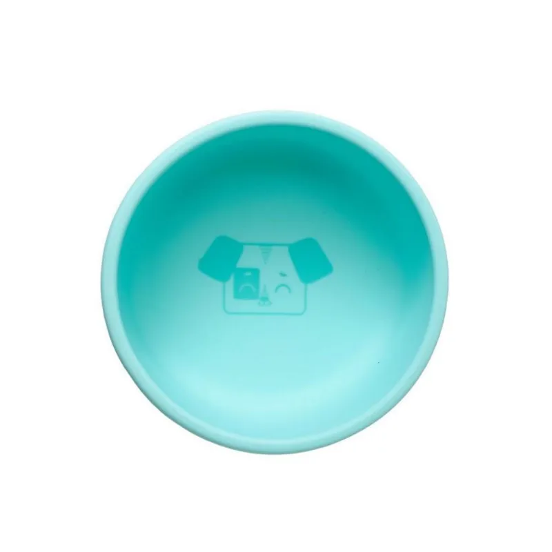 Bowl De Silicone Pacific Kouii Cachorro Théo Azul Único