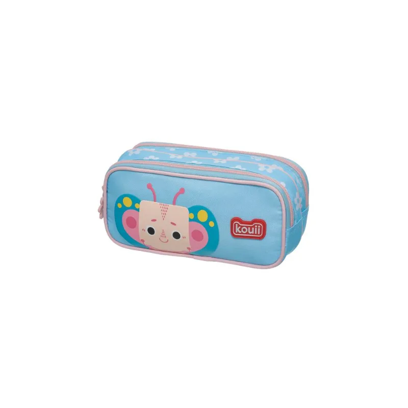 Estojo Duplo Borboleta Pipa