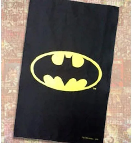 Pano Prato Urban 45x70cm Logo Batman Preto - METROPOLE - Higiene E Beleza