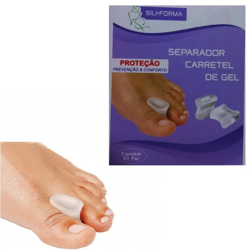 Separador De Dedos Carretel Siliforma