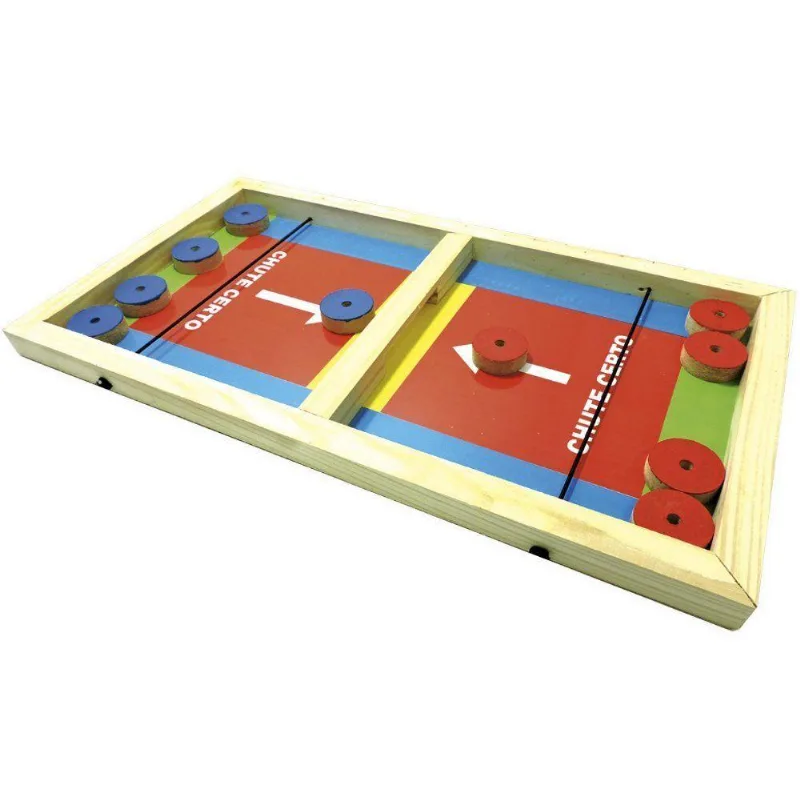 Jogo Chute Certo Madeira Colorido 17300 Maninho Artesanatos