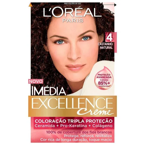 Tint Imedia 4 Castanho Natural Cpp Elseve Oleo - ELSEVE - Higiene E Beleza