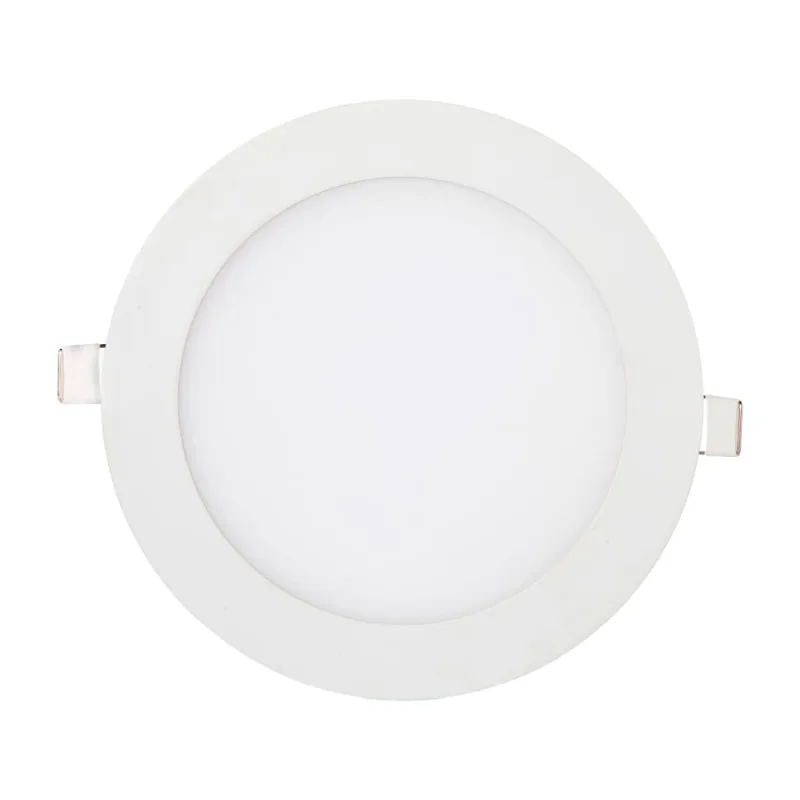 Painel LED de Embutir Redondo Slim Luz Amarela Bivolt Kian Painel de LED Embutir Slim 18W 22cm 1200 Lúmens Luz Amarela