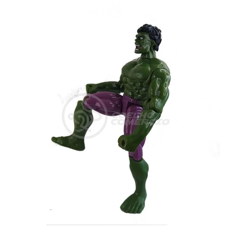 Boneco 25Cm Action Figure Incrivel Hulk + Mascara 16Cm 13