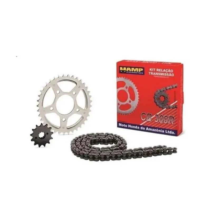 Kit Relação Transmissão Hamp Cb 300r 10 á 15 - Original