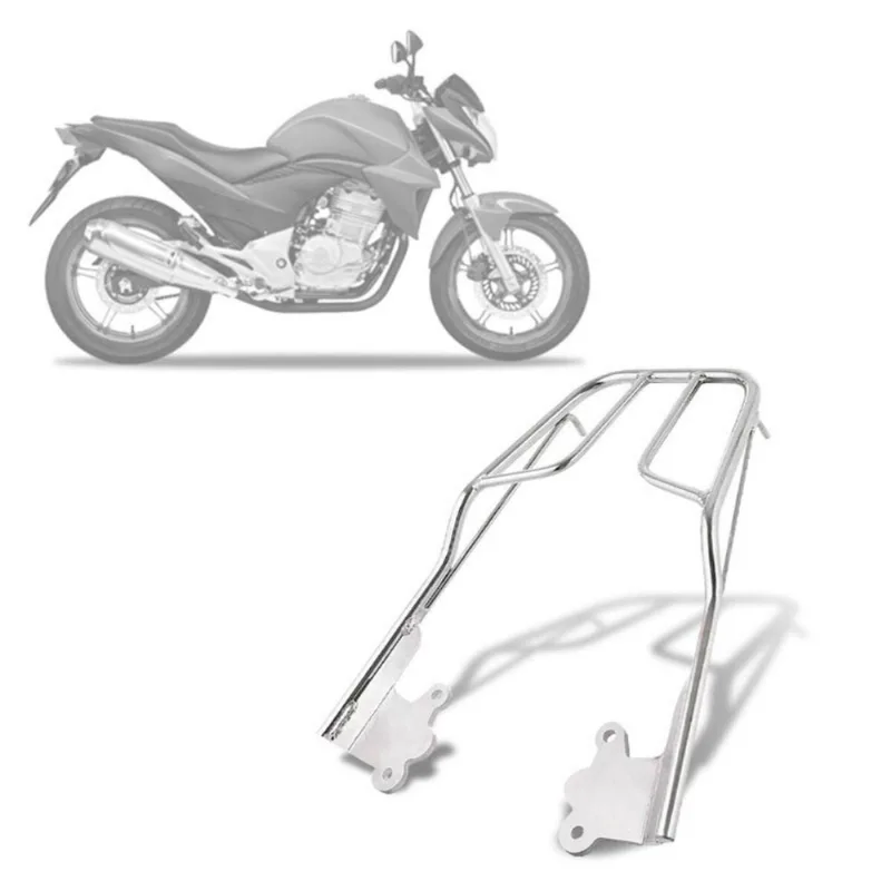 Bagageiro Aço Cb 300 Pro Tork Cromado Todos Os Anos