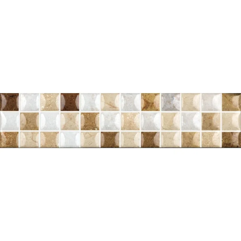 Faixa Decorativa Retangular Cerâmica Gabriella Hdlr 11003 35X8,5cm Gabriela