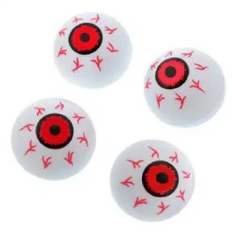 Olhos Plásticos Halloween Brancos com6