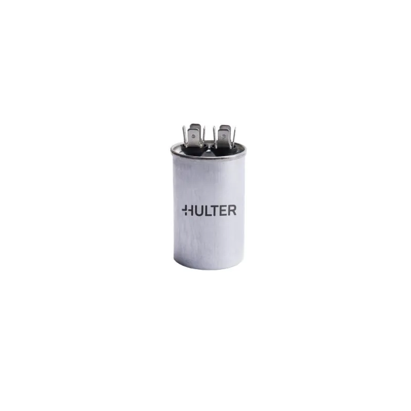 Capacitor Duplo 40 + 3 mfd Terminal de Metal Hulter - 440V
