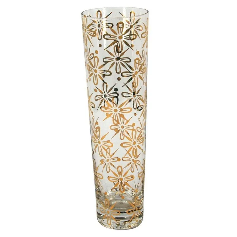 Taça De Espumante Flores 19x5,5cm 260ml