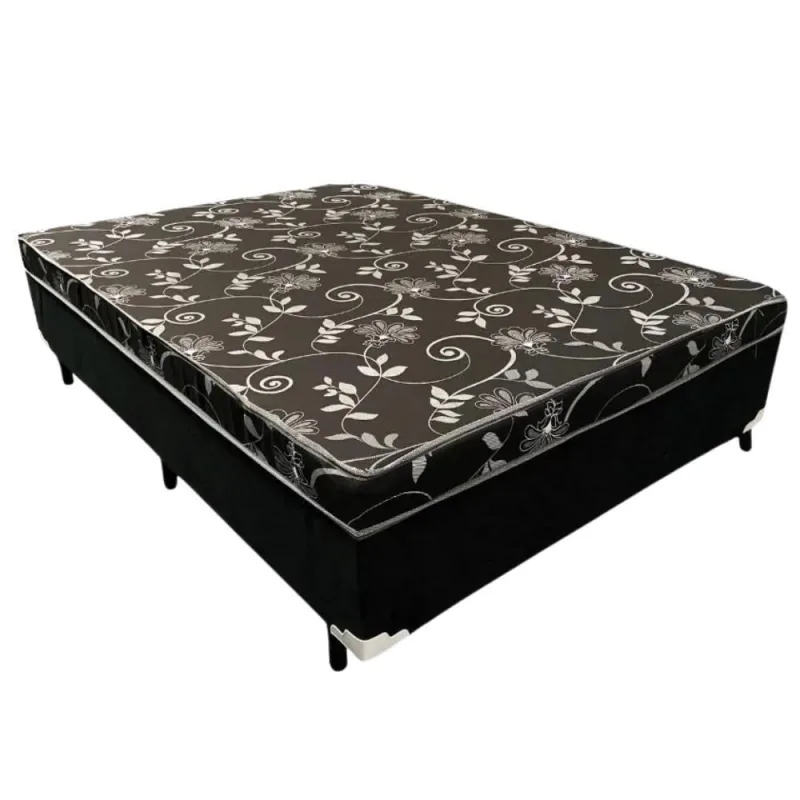 Cama Box Conjugada Casal Cama Conjugado Casal Ortopédica 43x138x188 Espuma 8cm - OUTRAS - Colchões